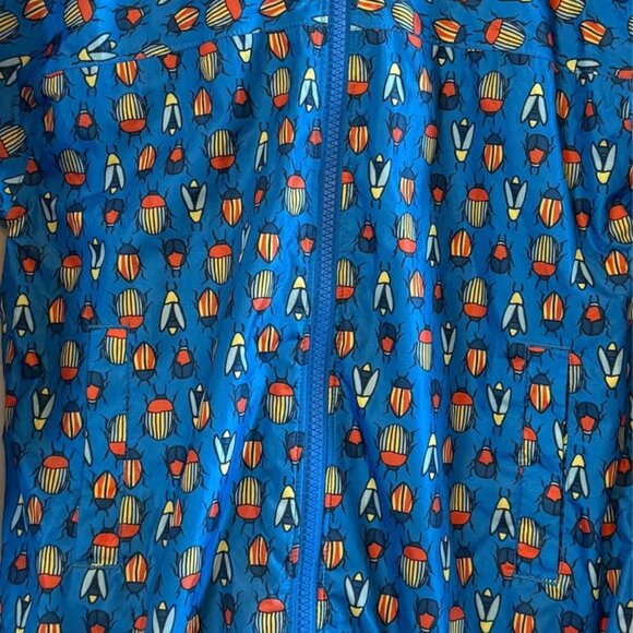 Lands’ End Kids Hooded Waterproof Lightweight Windbreaker/Rain Packable Jacket-S - Picture 9 of 9